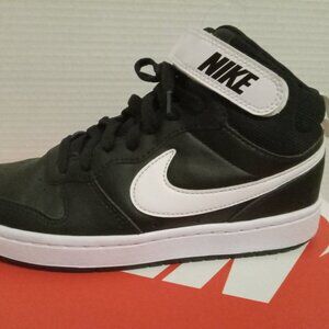 NIKE COURT BOROUGH MID 2 (GS)-YOUTH 5.5/WOMEN'S 7-WORN ONCE